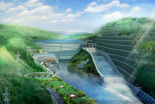甘南老挝南塔河1号水电站项目